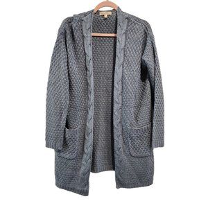 Dusty Blue Open Cardigan